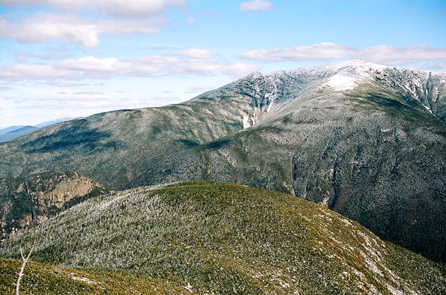 Cannon Mountain with snow